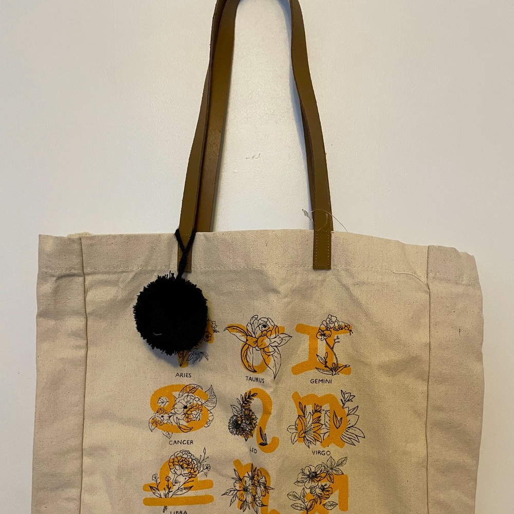 Zodiac Canvas Tote Bag